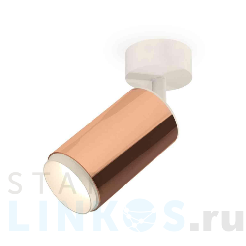 Купить с доставкой Комплект накладного светильника Ambrella light Techno Spot XM6326002 PPG/SWH золото розовое полированное/белый песок (A2202, C6326, N6120) в Туле