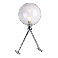 Купить Настольная лампа Crystal Lux Fabricio LG1 Chrome/Transparente в Туле