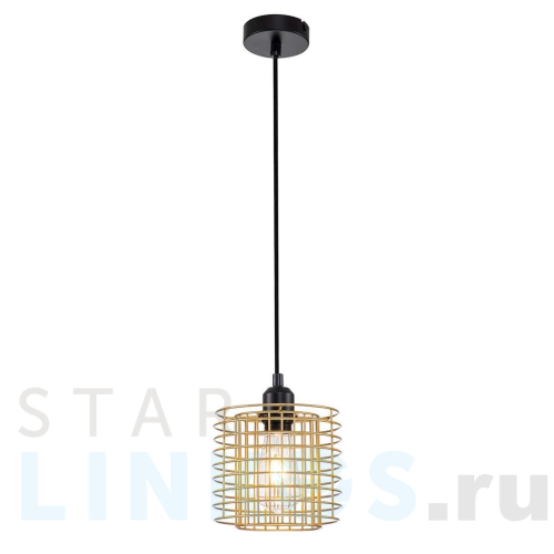 Купить с доставкой Подвесной светильник Escada Grid 10190/1S Gold в Туле