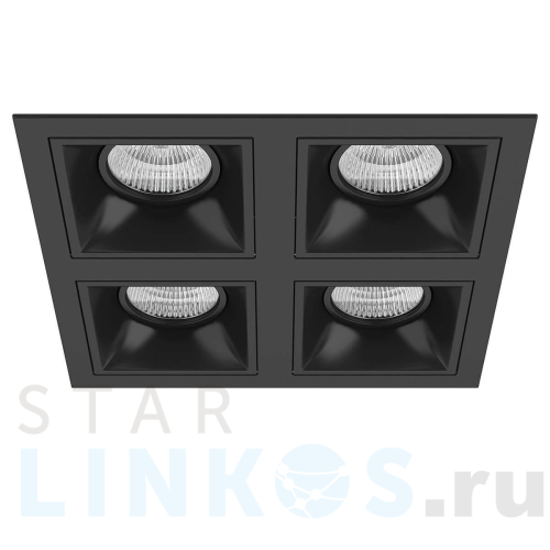 Купить с доставкой Встраиваемый светильник Lightstar Domino (214547+214507+214507+214507+214507) D54707070707 в Туле