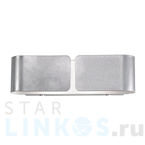 Купить с доставкой Настенный светильник Ideal Lux Clip AP2 Mini Argento 091136 в Туле