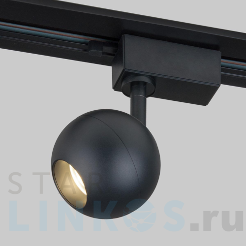 Купить с доставкой Трековый светодиодный светильник Elektrostandard Ball черный 12W 4200K LTB77 a053743 в Туле