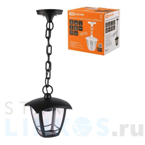 Купить с доставкой Уличный подвесной светильник TDM Electric Сити НСУ 07-60-001 SQ0330-1303 в Туле