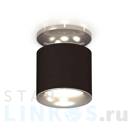 Купить с доставкой Комплект накладного светильника Ambrella light Techno Spot XS7402083 SBK/PSL черный песок/серебро полированное (N7927, C7402, N7012) в Туле