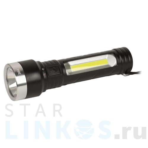 Купить с доставкой Ручной светодиодный фонарь ЭРА аккумуляторный 400 лм UA-501 Б0052743 в Туле