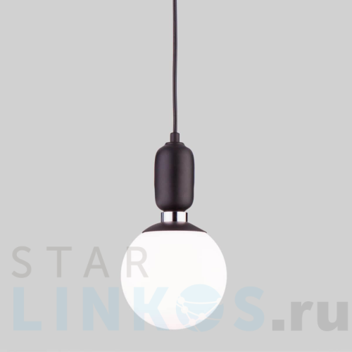 Купить с доставкой Подвесной светильник Eurosvet Bubble 50151/1 черный в Туле