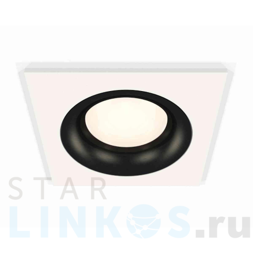 Купить с доставкой Комплект встраиваемого светильника Ambrella light Techno Spot XC7631002 SWH/PBK белый песок/черный полированный (C7631, N7011) в Туле