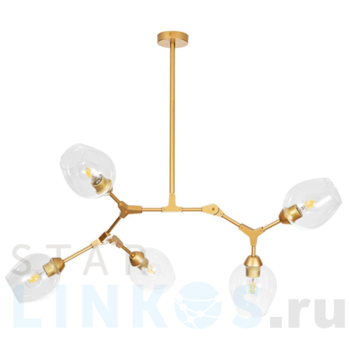 Купить с доставкой Подвесная люстра Arte Lamp Yuka A4103SP-5GO в Туле