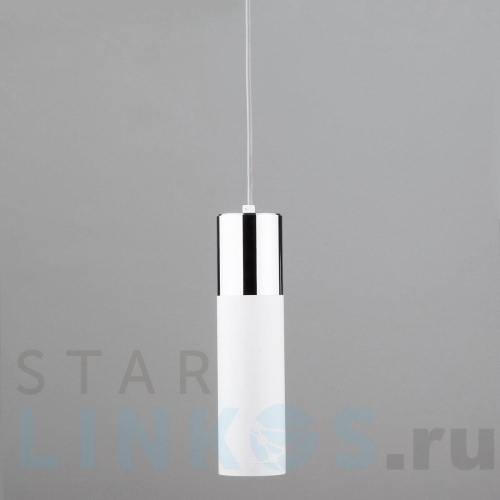 Купить с доставкой Подвесной светильник Eurosvet 50135/1 LED хром/белый в Туле