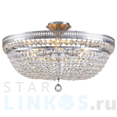 Купить с доставкой Потолочный светильник Natali Kovaltseva Barocco 81405/8C Chrome в Туле