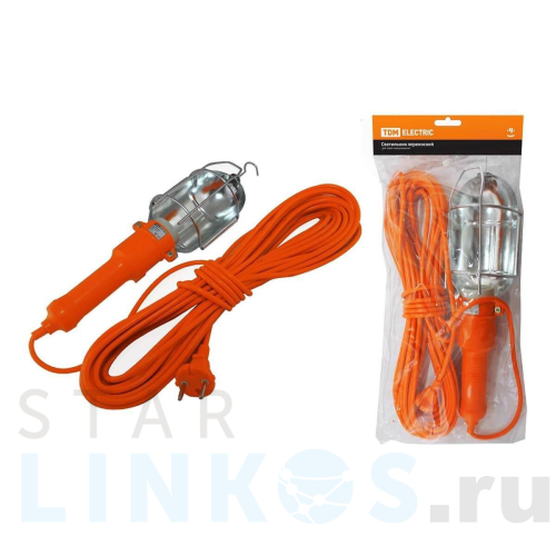 Купить с доставкой Переносной фонарь TDM Electric УП-2Р сетевой кабель 380x100 SQ0306-0004 в Туле