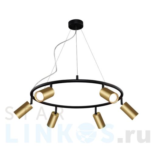 Купить с доставкой Подвесная люстра Crystal Lux CLT 015C6 D600 BL-GO в Туле