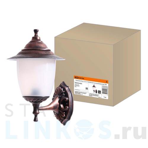 Купить с доставкой Уличный настенный светильник TDM Electric Прага Эл-11-71М SQ0330-0503 в Туле