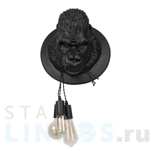 Купить с доставкой Настенный светильник Loft IT Gorilla 10178 Black в Туле