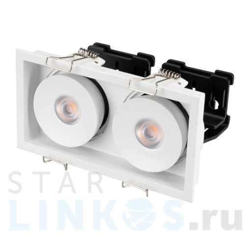 Купить с доставкой Встраиваемый светодиодный светильник Arlight CL-Simple-S148x80-2x9W Warm3000 026876 в Туле