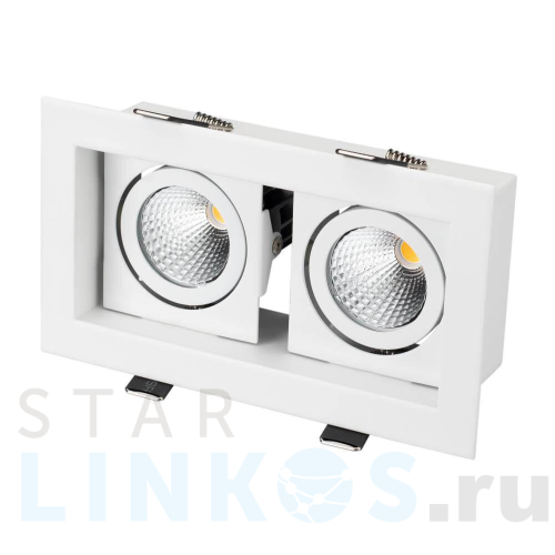 Купить с доставкой Встраиваемый светодиодный светильник Arlight CL-Kardan-S180x102-2x9W Warm 024127 в Туле