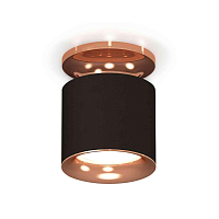 Купить Комплект накладного светильника Ambrella light Techno Spot XS7402122 SBK/PPG черный песок/золото розовое полированное (N7930, C7402, N7015) в Туле