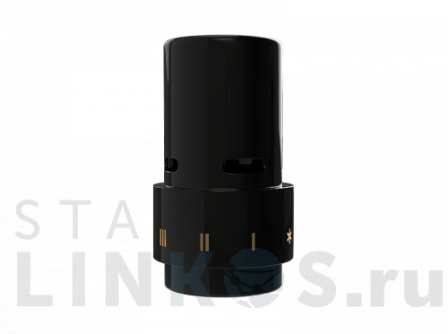 Купить с доставкой Термоголовка жидкостная ROYAL THERMO Design, Click (черный) в Туле