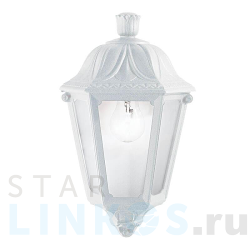 Купить с доставкой Уличный настенный светильник Ideal Lux Anna AP1 Small Bianco 120430 в Туле