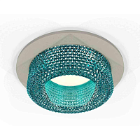 Купить Комплект встраиваемого светильника Ambrella light Techno Spot XC7623023 SGR/BL серый песок/голубой (C7623, N7194) в Туле