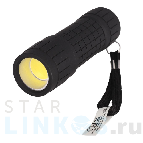 Купить с доставкой Ручной светодиодный фонарь Ultraflash Т от батареек 95х30 100 лм LED16011 14773 в Туле