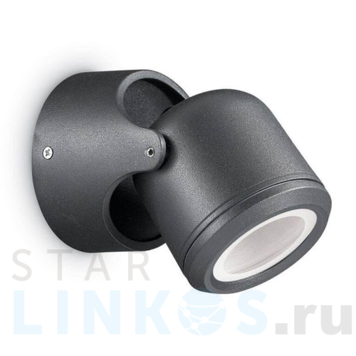 Купить с доставкой Уличный настенный светильник Ideal Lux Xeno AP1 Nero 129464 в Туле