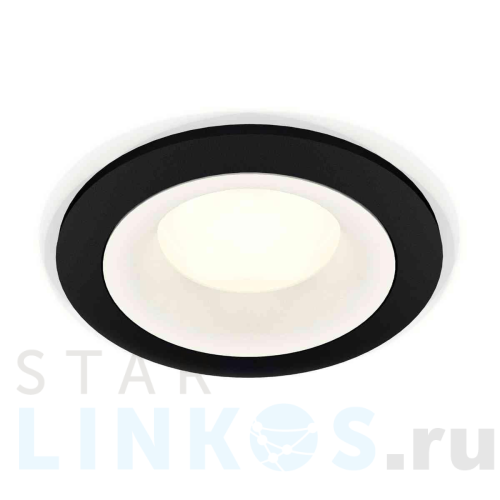 Купить с доставкой Комплект встраиваемого светильника Ambrella light Techno Spot XC7622001 SBK/SWH черный песок/белый песок (C7622, N7010) в Туле