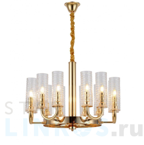 Купить с доставкой Подвесная люстра Lumina Deco Donatti LDP 8011-12 F.GD в Туле