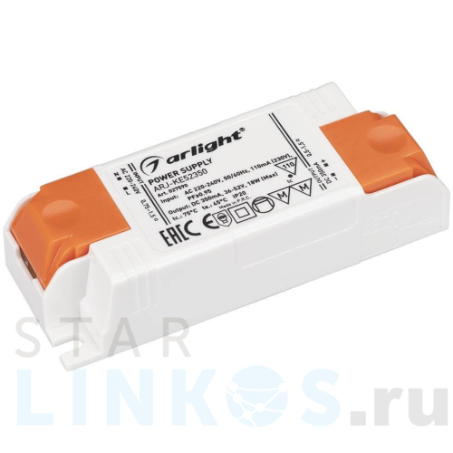 Купить с доставкой Драйвер Arlight ARJ-KE52350 36-52V 18W IP20 0,35A 027590 в Туле