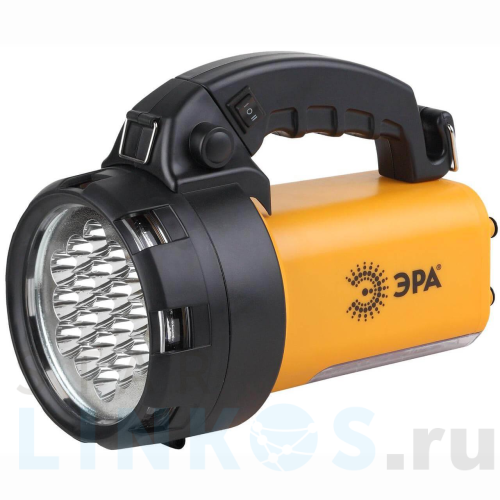 Купить с доставкой Фонарь-прожектор светодиодный ЭРА аккумуляторный 225х133 320 лм PA-601 Б0031036 в Туле