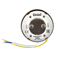 Купить Потолочный светильник Uniel GX53/FT Nickel 10 Prom UL-00004148 в Туле